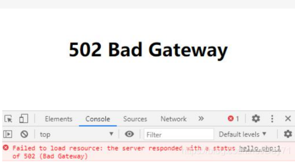 502badgateway是什么？怎么解決？