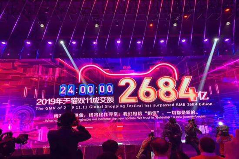 2019天貓銷售額，雙11銷售額
